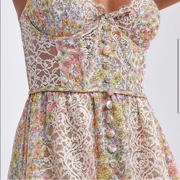 For Love and Lemons Esme Mini Dress Sz XS & S EUC - Picture 3 of 11